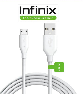 Infinix Original Fast Charging Data Cable - USB Type-C / Micro USB