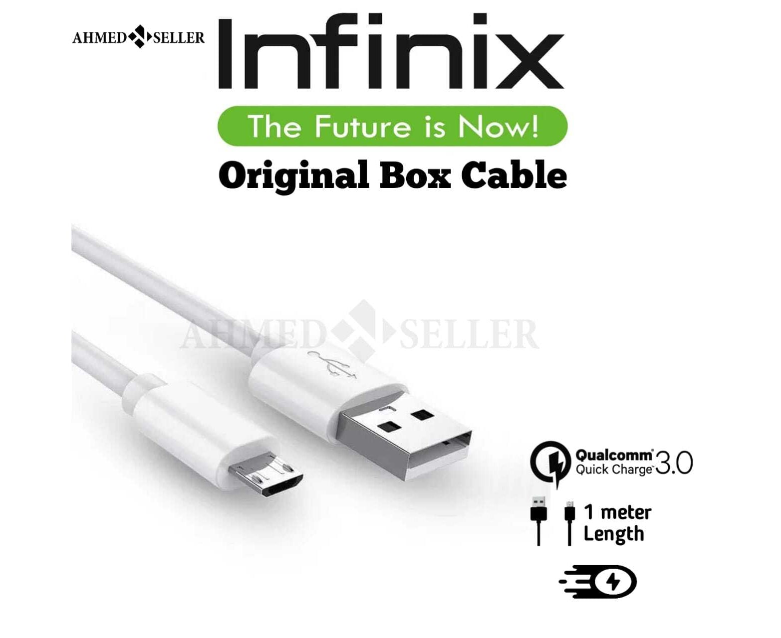 Infinix Original Fast Charging Data Cable - USB Type-C / Micro USB