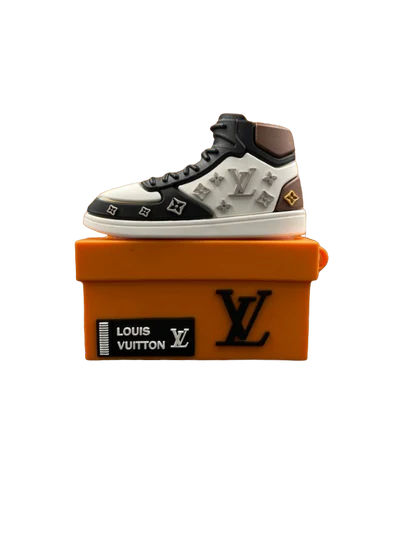 Louis Vuitton Luxury Sneaker Box AirPods Case - Designer 3D Silicone Cover