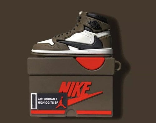 Nike Air Jordan Sneaker Box AirPods Case - 3D Shoe Design Silicone Cover