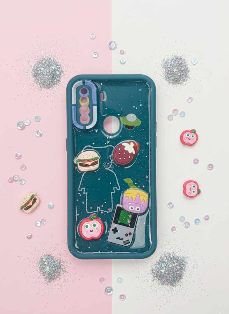 Oppo A31 Case - Kawaii Glitter Characters