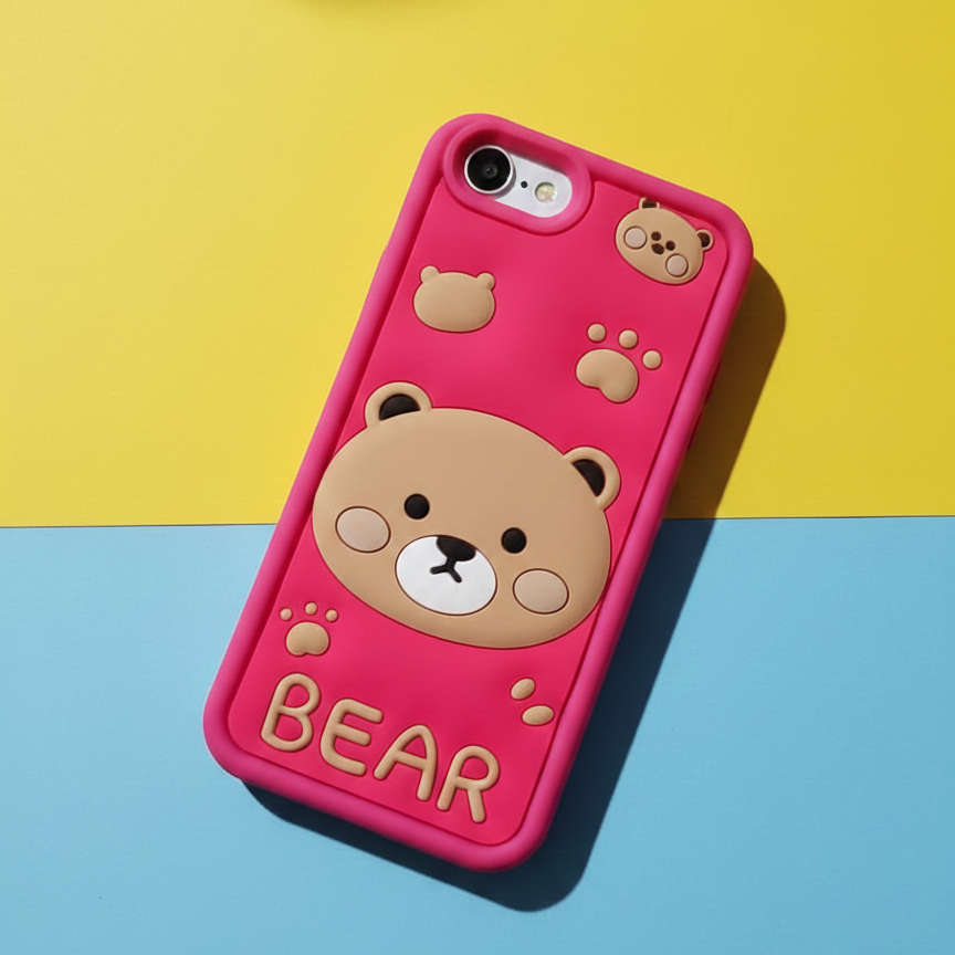 Kawaii Bear Phone Case for Oppo A83