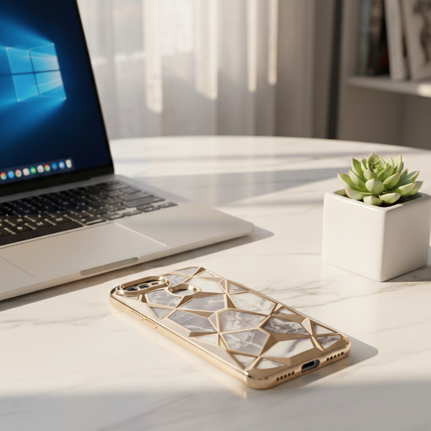 Geometric Diamond Phone Case for Oppo A5s