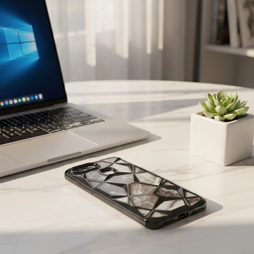 Geometric Diamond Phone Case for Oppo A5s