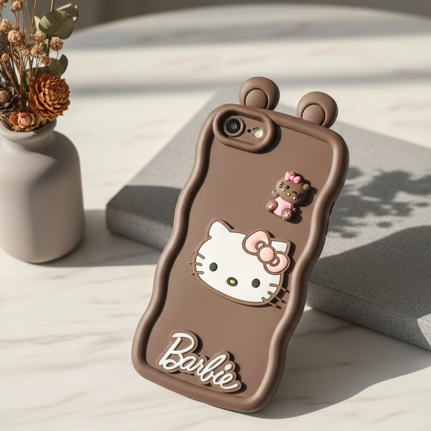 Hello Kitty x Barbie Kawaii Phone Case for Oppo A83