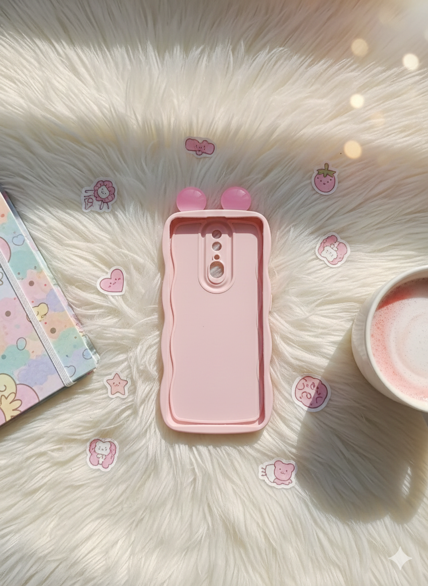 Oppo F11 3D Character Quicksand Sparkle Case | Soft Silicone Wavy Edge Protective Cover