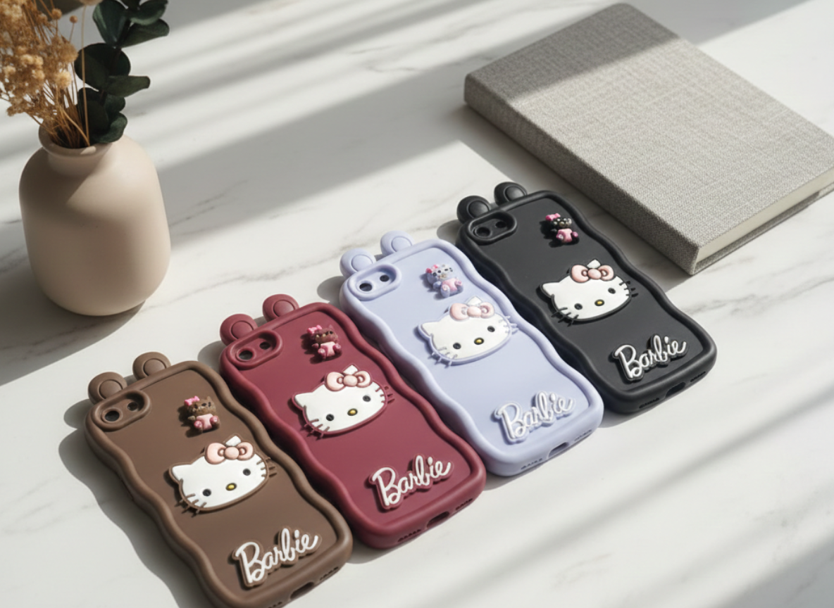 Hello Kitty x Barbie Kawaii Phone Case for Oppo A83
