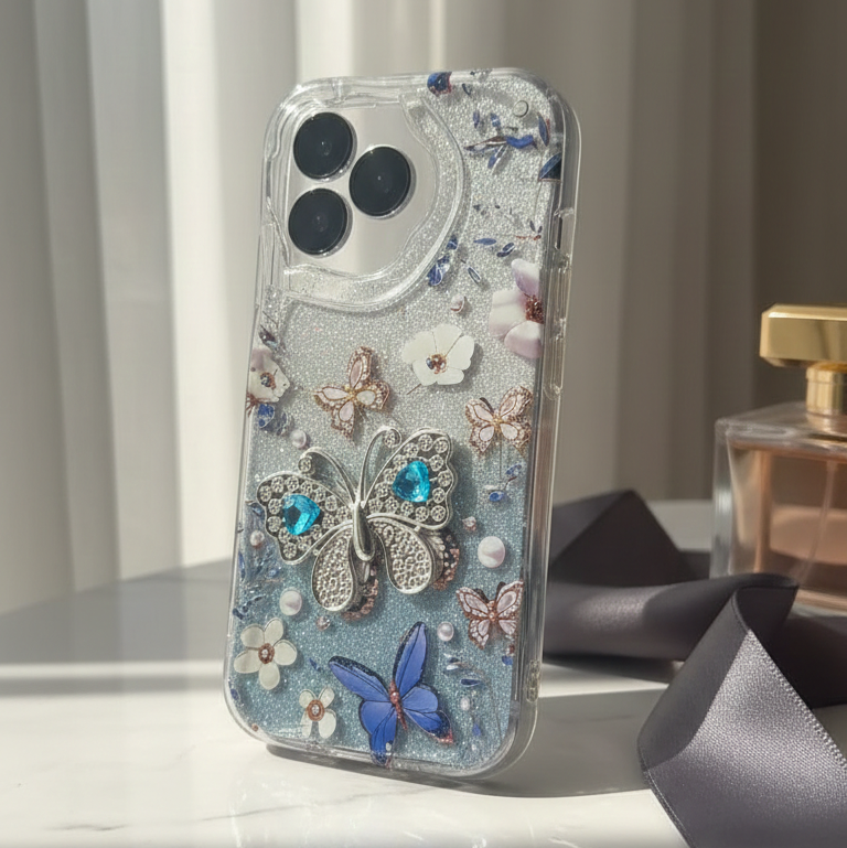 Realme Narzo N53 Butterfly Glitter Phone Case