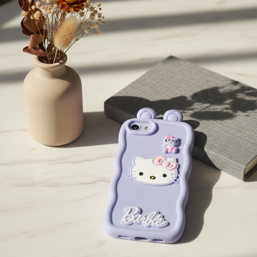 Hello Kitty x Barbie Kawaii Phone Case for Oppo A83