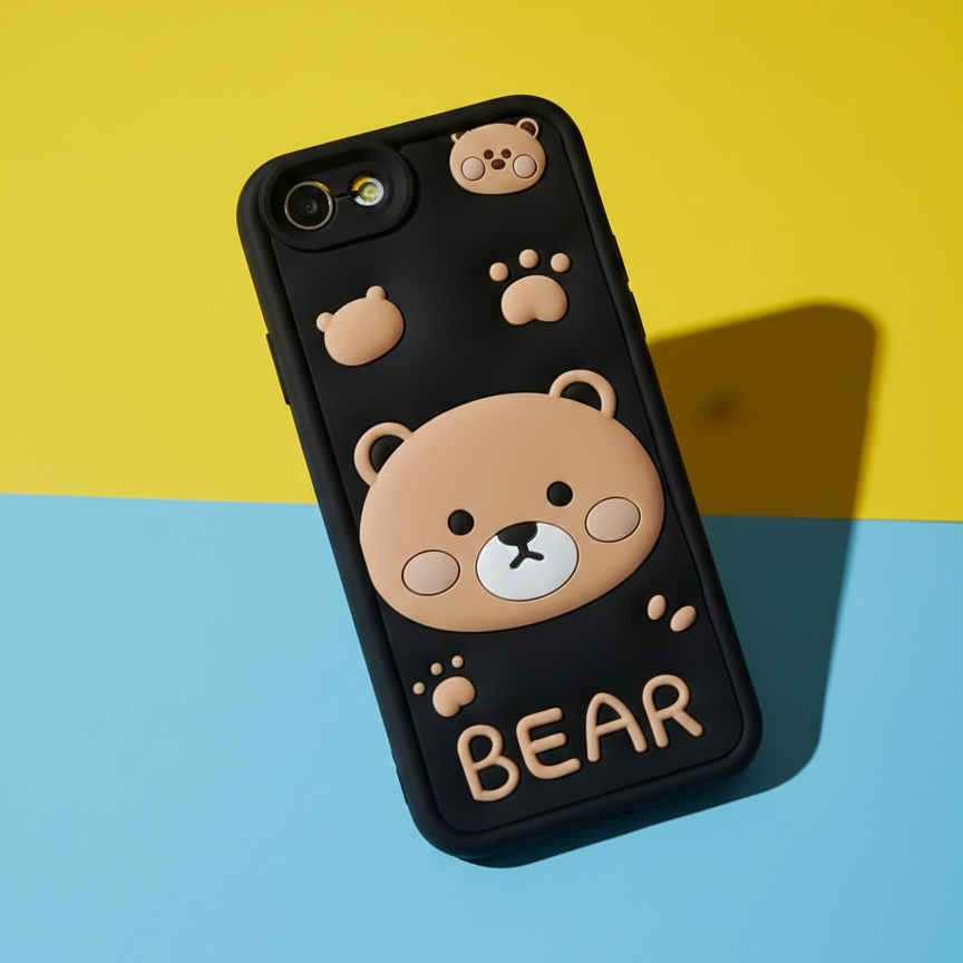 Kawaii Bear Phone Case for Oppo A83