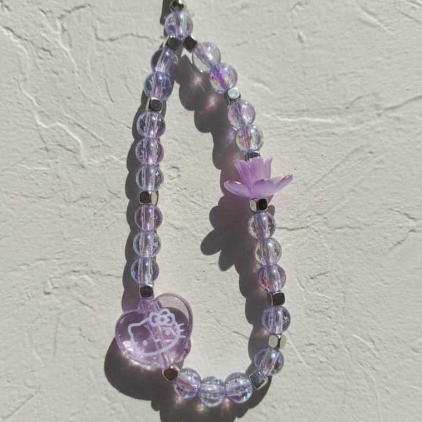 Beaded Mobile Phone Chain