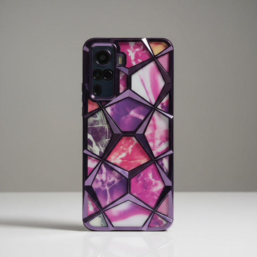 Geometric Diamond Phone Case for Vivo Y51S 4G