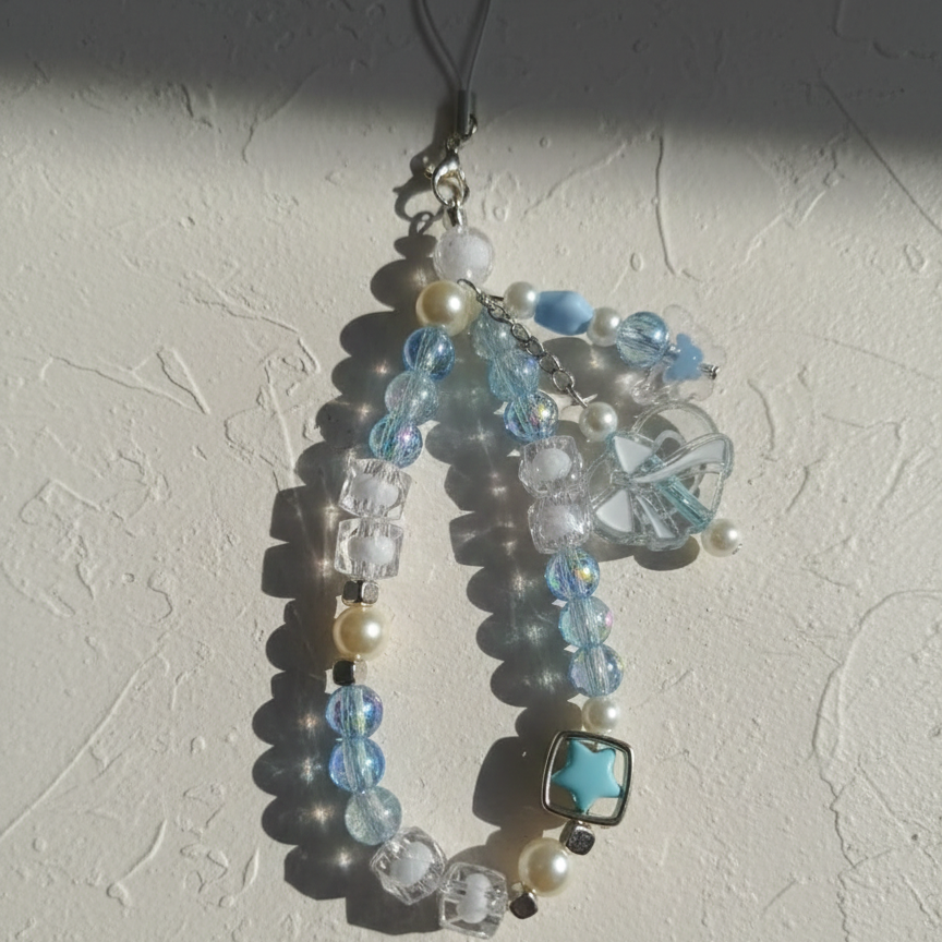 Beaded Mobile Phone Chain