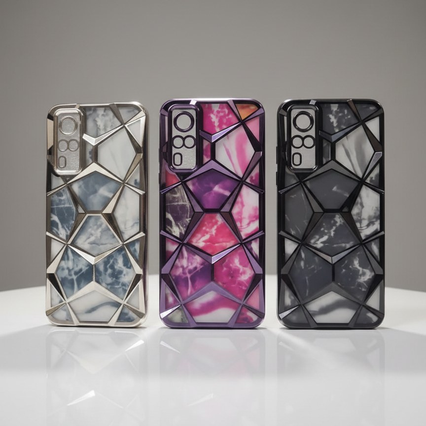 Geometric Diamond Phone Case for Vivo Y51S 4G