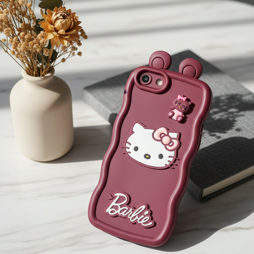 Hello Kitty x Barbie Kawaii Phone Case for Oppo A83