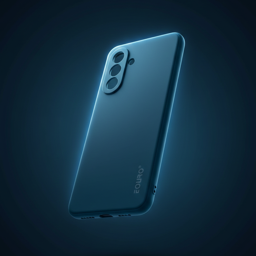 Premium Silicone Case for Samsung Galaxy A17 - Ocean Blue