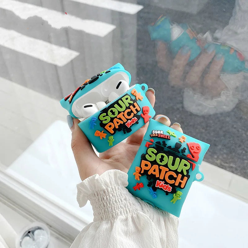Sour Patch Kids AirPods Case - 3D Candy Silicone Cover
