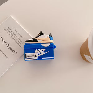 Nike Sneaker Box AirPods Case - 3D Shoe Design Silicone Cover