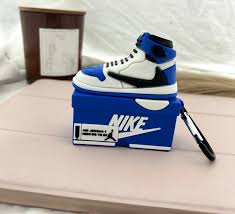 Nike Air Jordan Sneaker Box AirPods Case - 3D Shoe Design Silicone Cover