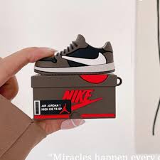 Nike Sneaker Box AirPods Case - 3D Shoe Design Silicone Cover